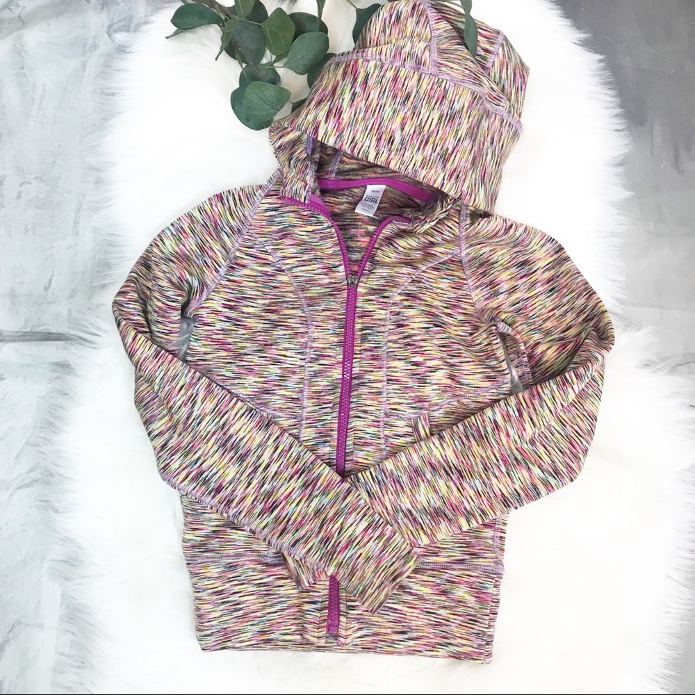 ATHLETA Girls Zip Front Hoodie. 6